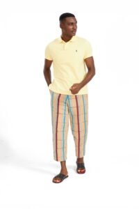 Cropped Aso Oke Pants