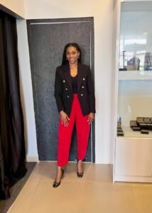 Cropped Aso Oke Pants